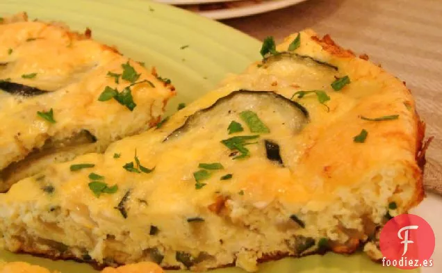 Receta De Frittata De Calabacín Y Cebolla