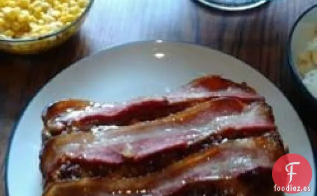 Pastel de Carne de Avena a la Barbacoa