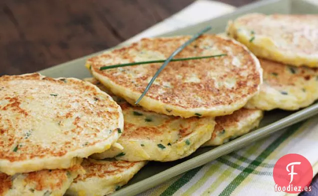 Tortitas De Calabaza Y Cebollino De Verano