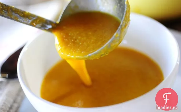 Sopa de Curry de Zanahoria y Calabaza