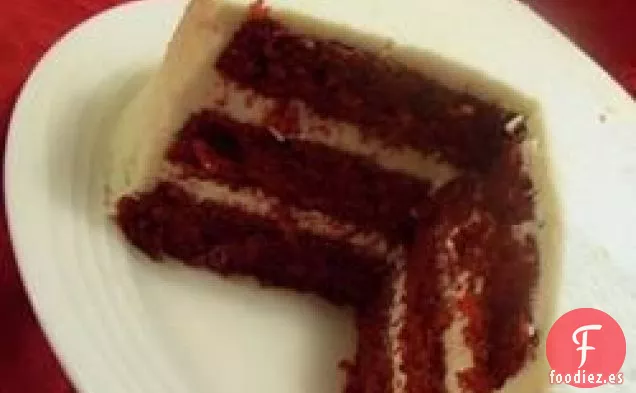 Pastel de Terciopelo Rojo Característico de Mamá
