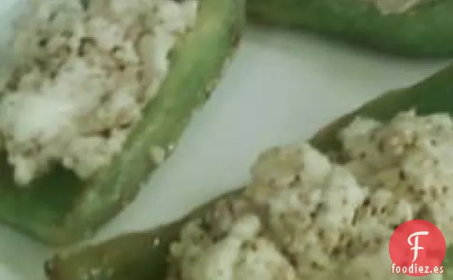 Pimientos Asados con Queso de Cabra