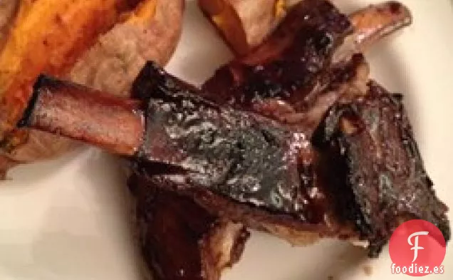 Costillas de Cordero con Miel y Vino