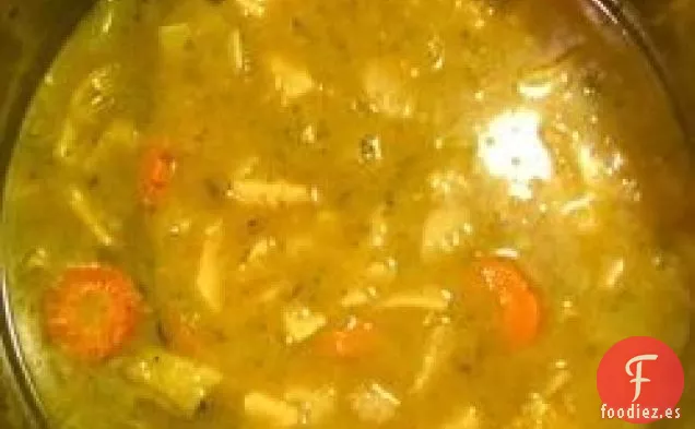 Sopa de Apio y Pera
