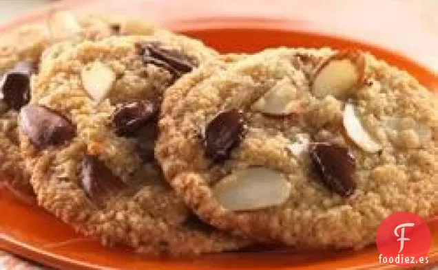 Galletas con Chispas de Chocolate de Almendras Dobles (sin gluten)