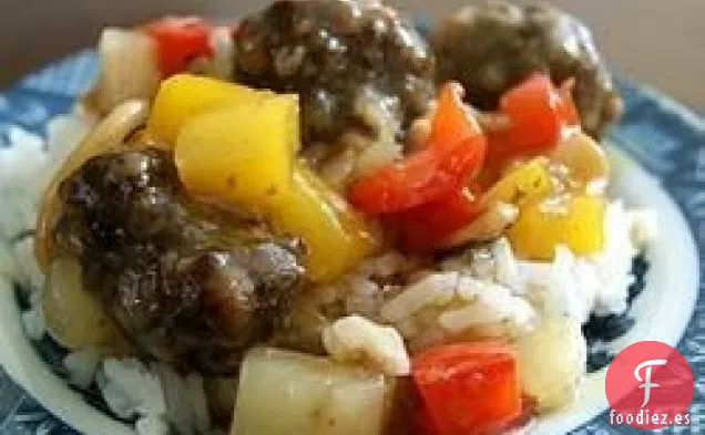 Albóndigas Agridulces de Lana