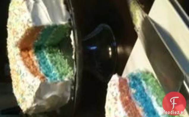 Pastel Blanco con Relleno de Limón