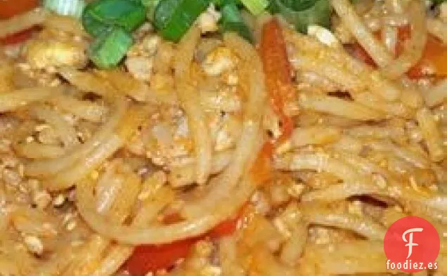 Pasta al Estilo Chino Malayo