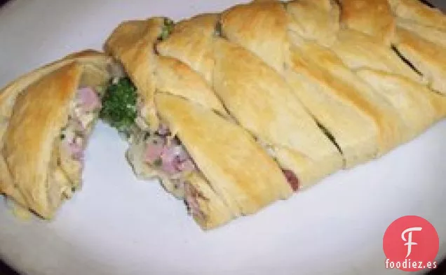 Trenza de Brócoli de Jamón