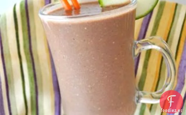 No lo Golpees Hasta Que lo Pruebes, Batido de Calabacín, Chocolate, Plátano Y Nueces