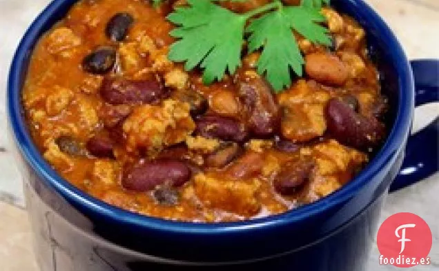 Chile de Pavo de Cocción Lenta Rápida de Laura
