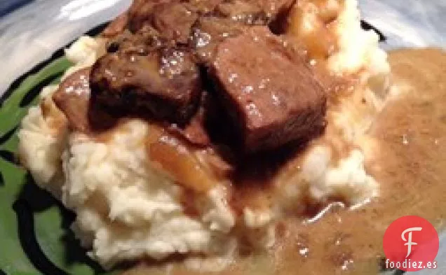 Sabrosas Puntas de Carne de Vaca de Cocción Lenta