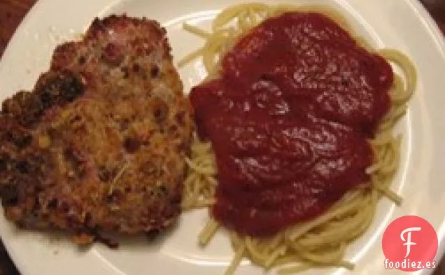 Chuletas de Cerdo Al Estilo Italiano
