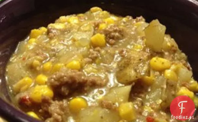 Sopa de Maíz para Hamburguesas