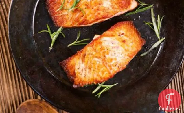 Salmón de Alaska Quemado
