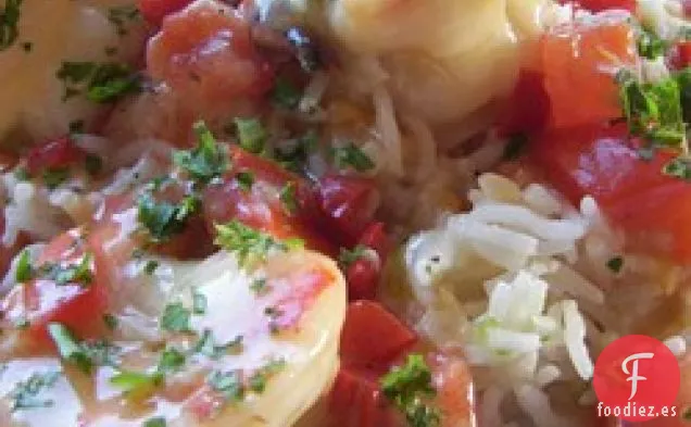 Scampi de camarones ala Norelllaura