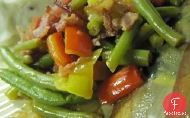 Judías Verdes y Salsa Picante
