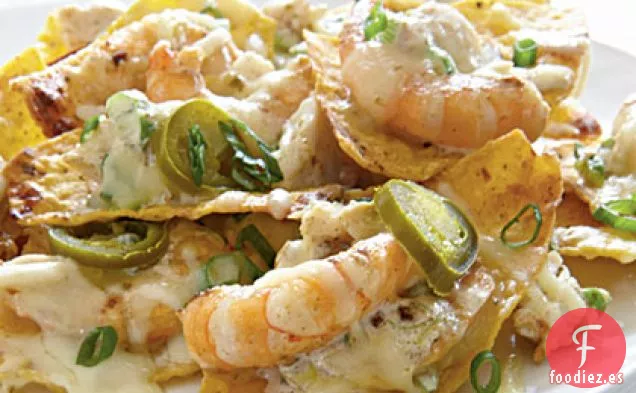 Nachos de Camarones y Cangrejo