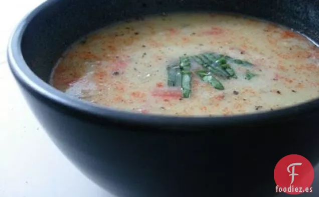 Sopa de Maíz Dulce con Especias Vegana
