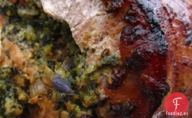 Lomo de Cerdo Relleno de Espinacas