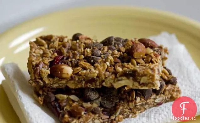 Barras de Granola sin Hornear