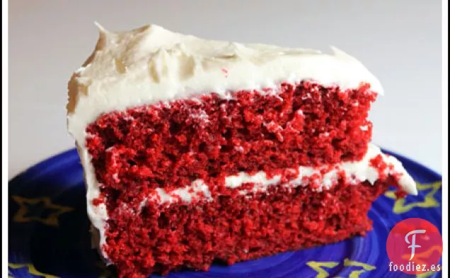 Media Tarta de Terciopelo Rojo