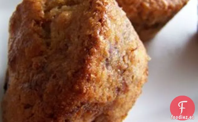Muffins Veganos de Plátano y Arándanos