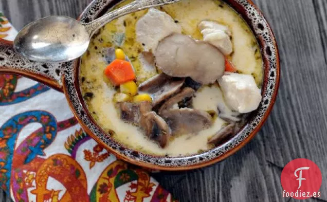 Sopa de Champiñones con Pollo Zippy