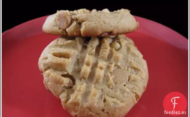Galletas de Mantequilla de Maní Entrecruzadas de Un Tazón