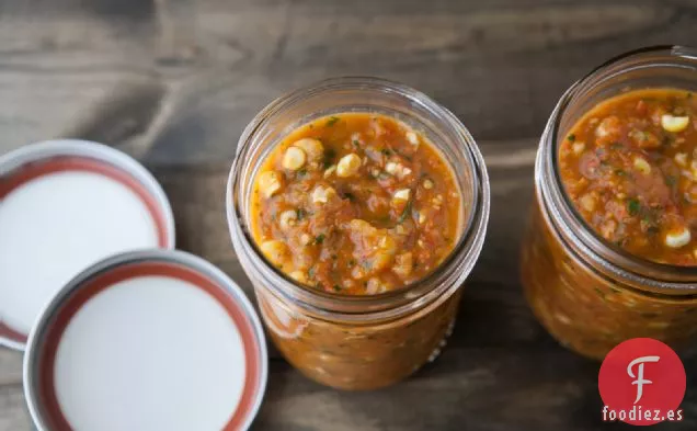 Salsa De Tomate Asado Y Maíz