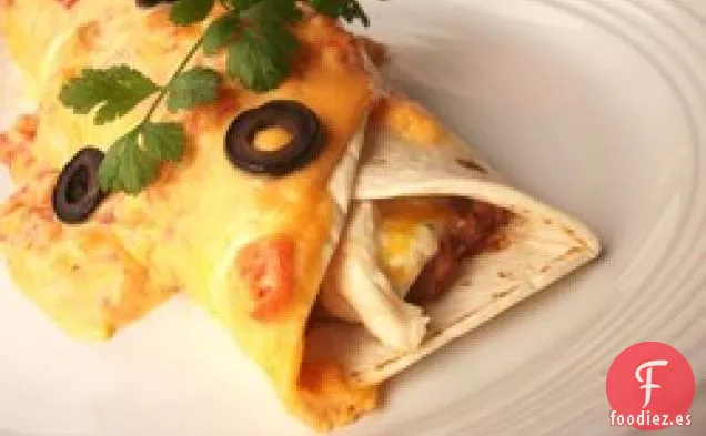 Enchiladas de Pollo con Queso Suaves