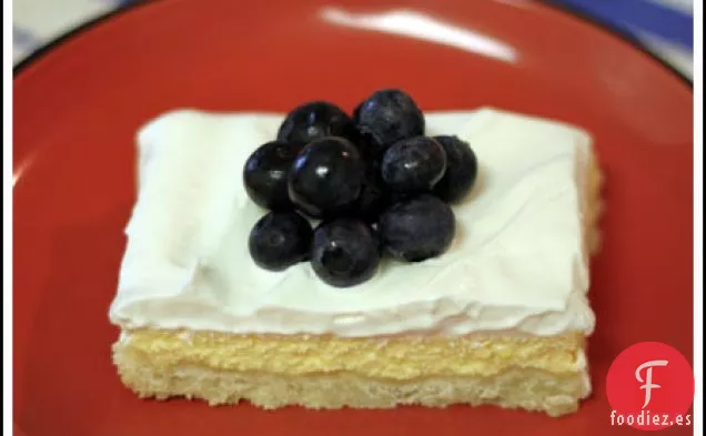 Cuadrados de Tarta de Queso con Limón
