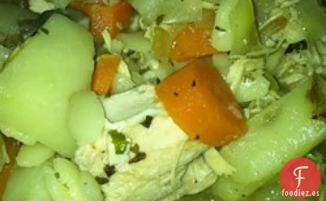 Sopa de Carne de Pavo