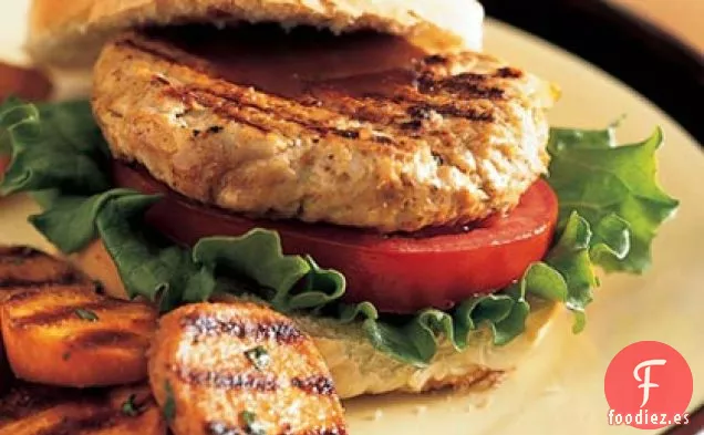 Hamburguesas de Pavo a la Barbacoa