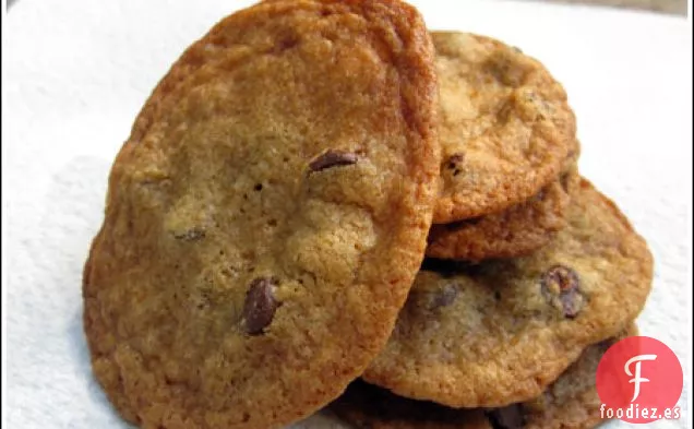 Galletas con Chispas de Chocolate Más Finas y Crujientes