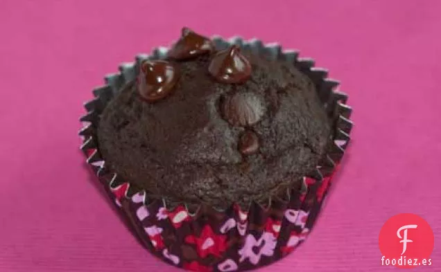 Magdalenas de Chocolate con Aceite de Coco