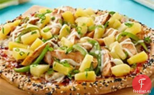 Pizza de Pollo con Sésamo Dulce