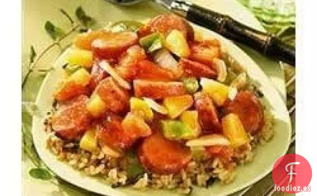 Salchicha Ahumada Hawaiana