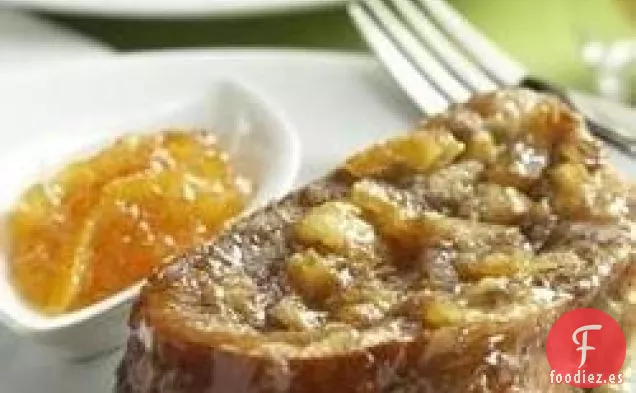 Cazuela de Tostadas Francesas con Mermelada de Naranja