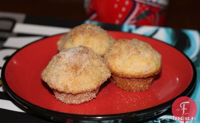 Mini Muffins de Donut de Azúcar y Canela