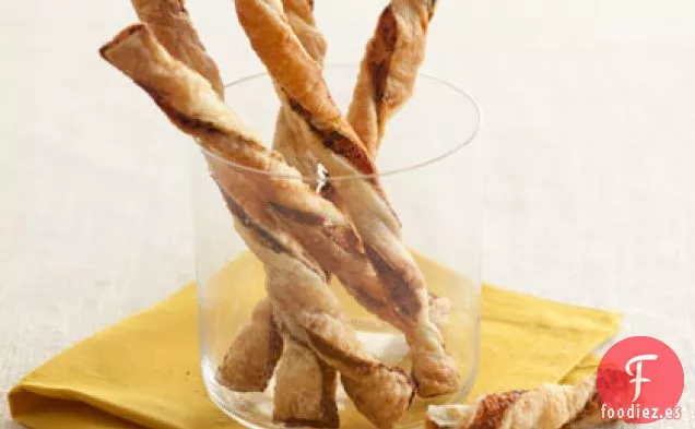 Pajitas de Queso Parmesano y Hierbas