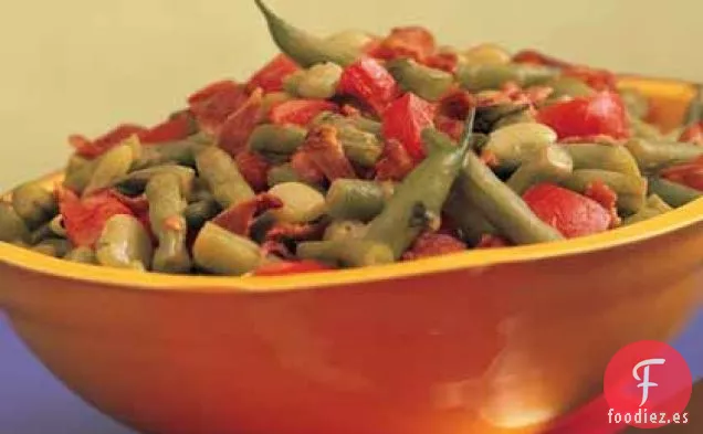 Tazón de Frijoles con Limón y Albahaca