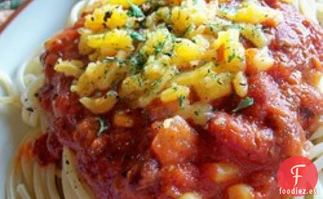 Espaguetis con una patada