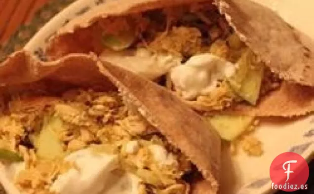 Pita de Pavo al Curry de Manzana