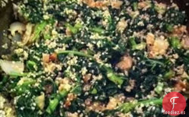 Col Rizada y Quinua con Condimento Criollo
