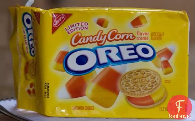 Corteza de Galleta de Halloween de Oreos de Maíz de Caramelo