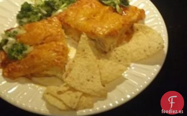 Enchiladas de Pollo Cremosas Fáciles