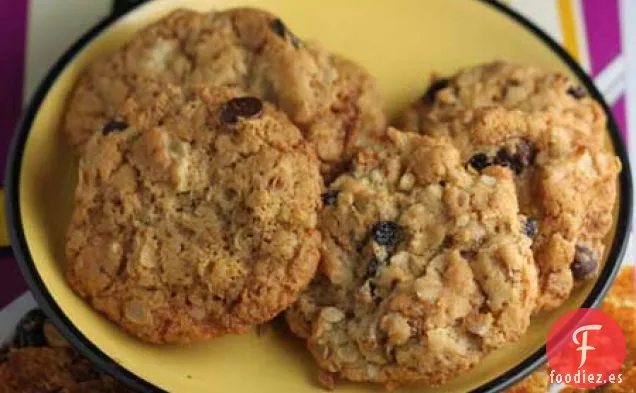 Galletas Crujientes de Salvado de Pasas de Uva