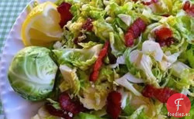 Cómo hacer Coles de Bruselas con Aderezo de Tocino
