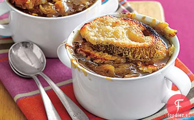 Sopa de Cebolla Gratinada